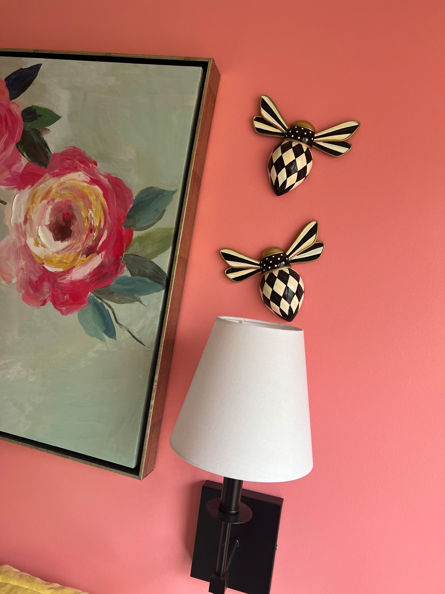 These Mackenzie Childs bees 🐝 brought this wall to life in the guest room & they just make me so happy. 

#LTKHome #LTKSeasonal #LTKStyleTip