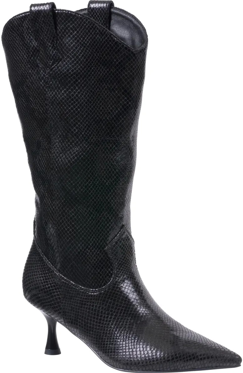 GOOD CHOICE NEW YORK Thalia Kitten Heel Tall Boot (Women) | Nordstromrack | Nordstrom Rack