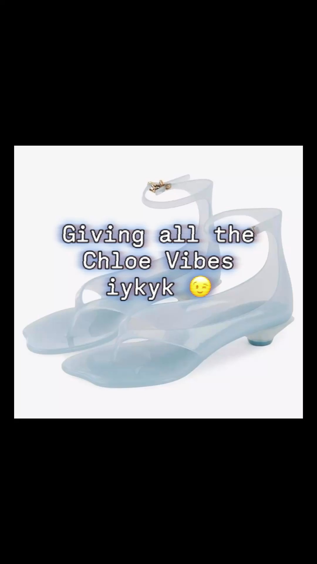 Giving all the Designer Vibes the season’s hottest jelly shoe 👌🏽#jelly #sandal #chloe

#LTKootd #LTKSaleAlert #LTKgrwm