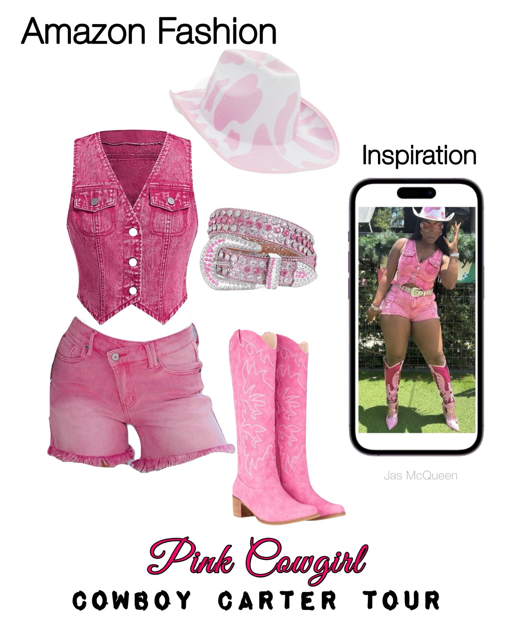 Pink Cowgirl Western Outfit - Cowboy Carter Tour 

#LTKStyleTip