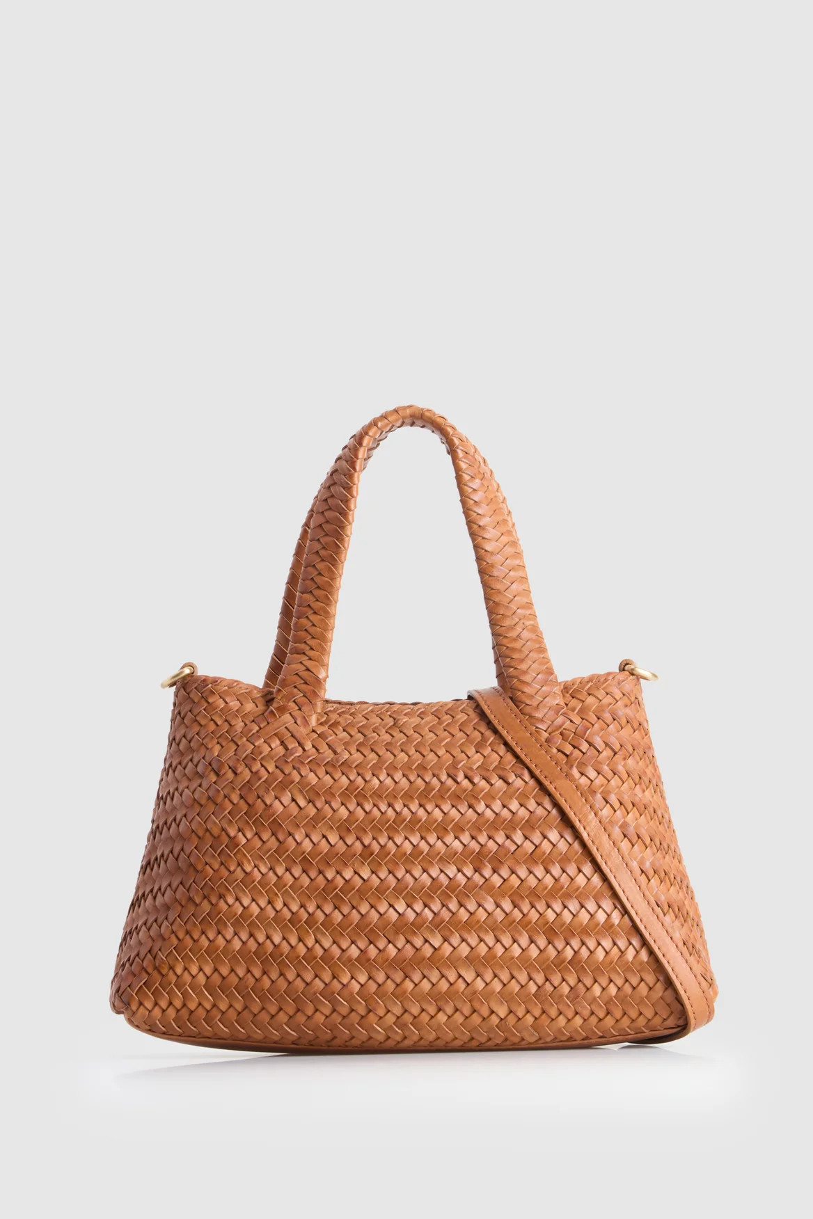 Elise Leather Weave Shopper Bag | Strand Australia