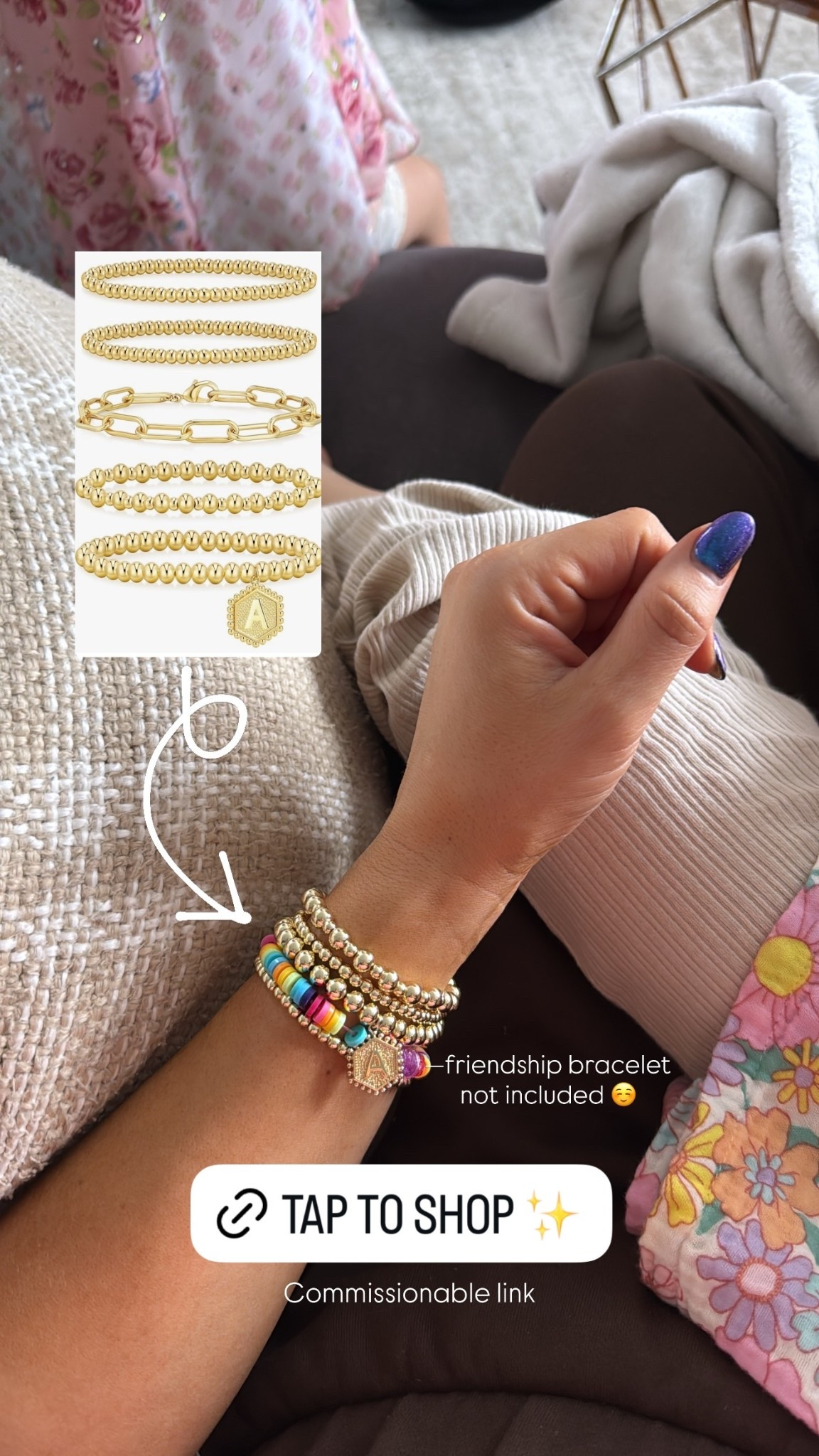 —friendship bracelet not included ☺️ perfect w eryday bracelet stack

#LTKgrwm #LTKSaleAlert #LTKootd