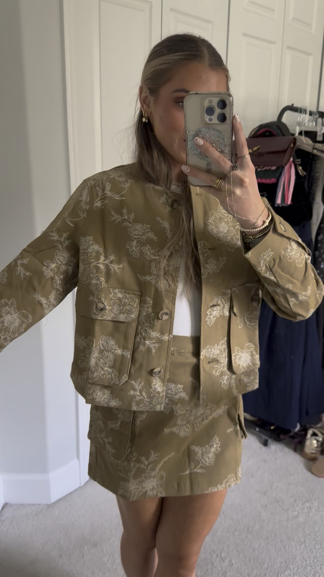 Target Women's Utility Bomber Jacket - Future Collective Khaki Floral size XS & Women's Cargo Mini Skirt - Future Collective Khaki size XS  This is a new collection from Target Future Collective line the cutest pieces for spring style! 

@target @targetstyle #target #targetstyle #targetfashion #targethaul #targetfinds #targetdoesitagain target, target style, target haul, target finds, target fashion. 

#LTKFindsUnder50 #LTKWatchNow #LTKSeasonal