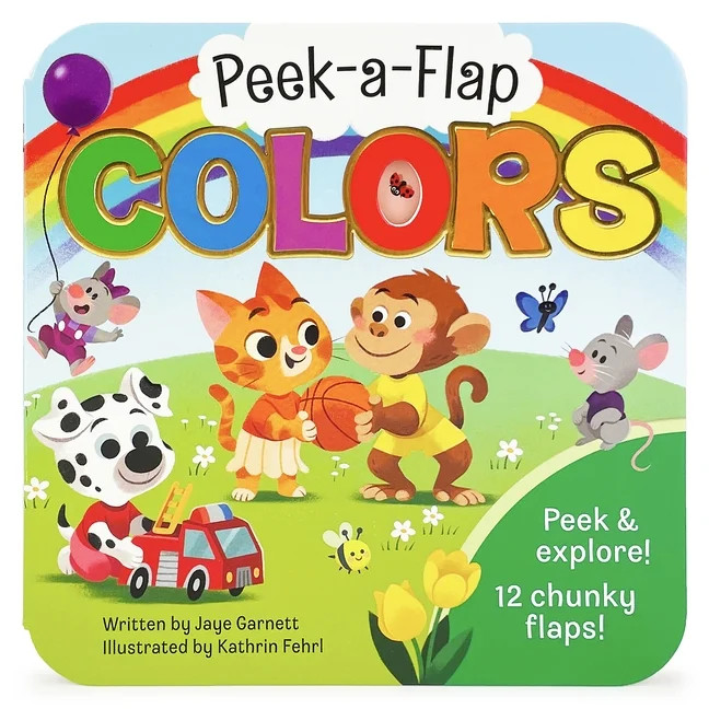 Peek-A-Flap Colors, (Board Book) | Walmart (US)