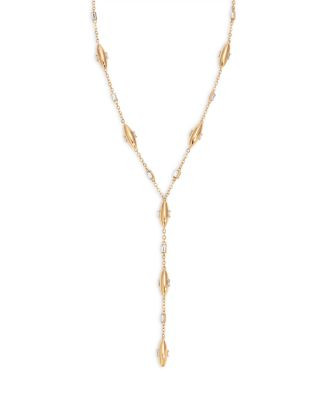 Baguette Crystal Oval Dome Lariat Necklace, 14.5"-19.5" | Bloomingdale's (US)