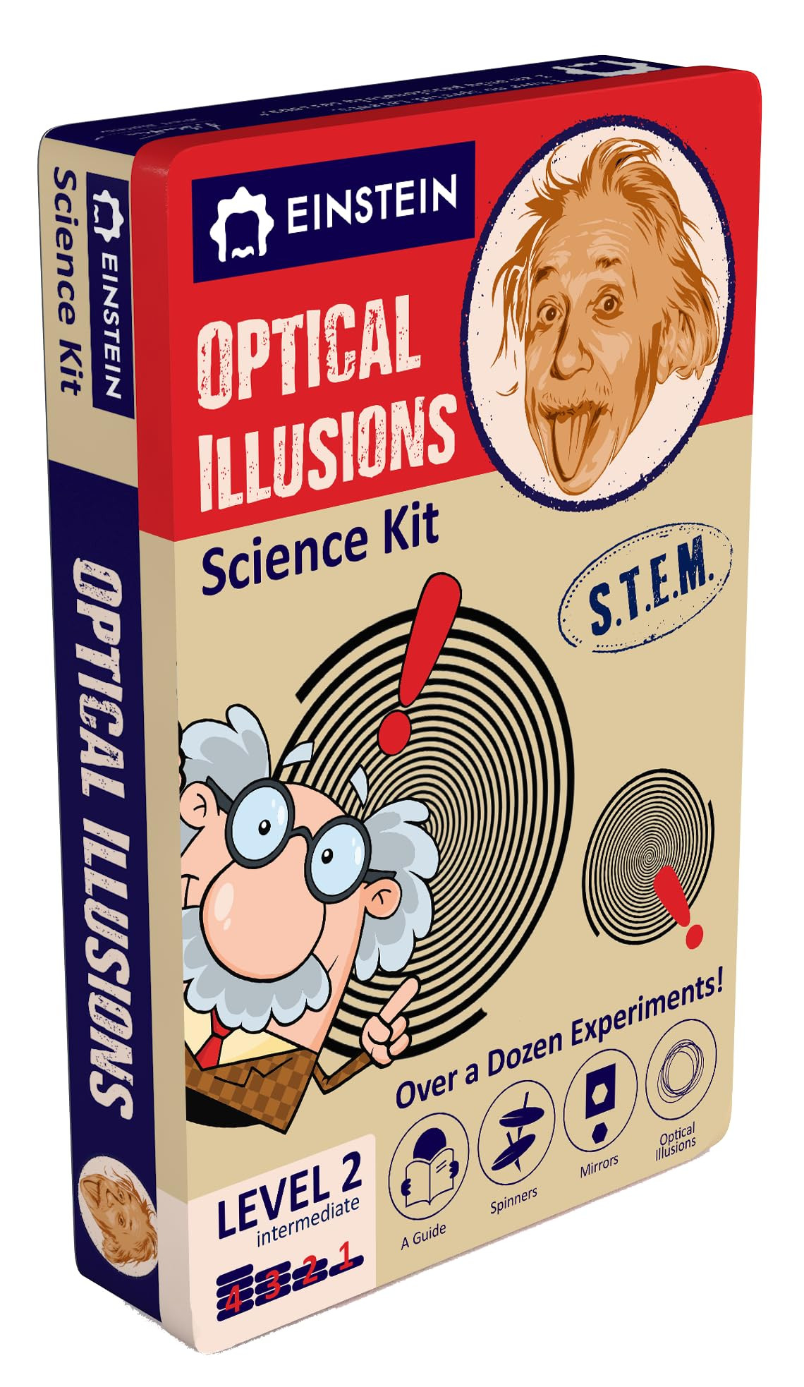 Einstein’s Optical Illusion LAB Science Kit for Kids. STEM for Boys & Girls Aged 8 and Above. 1... | Amazon (US)