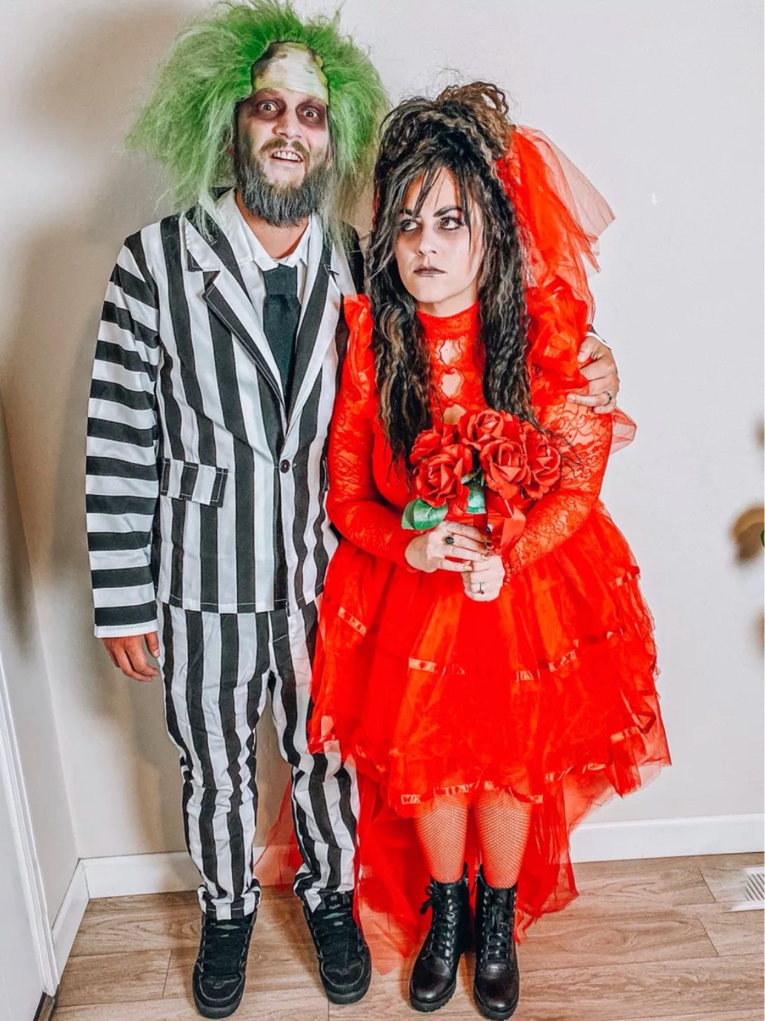 Beetle juice costume ideas - Halloween costumes for couples - Halloween couples costume - Halloween party - amazon Halloween costumes and wigs

#LTKSeasonal #LTKmidsize #LTKHalloween