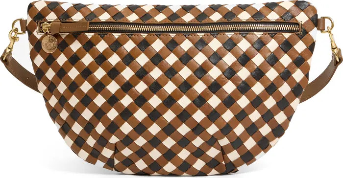 Grande Woven Leather Belt Bag | Nordstrom