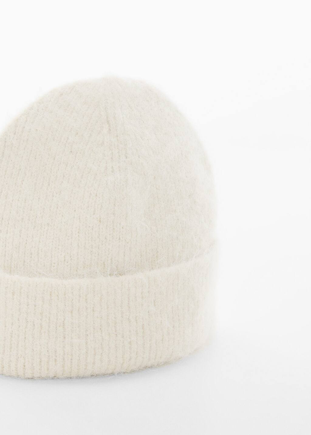Knitted wool-blend cap -  Women | Mango USA | MANGO (US)