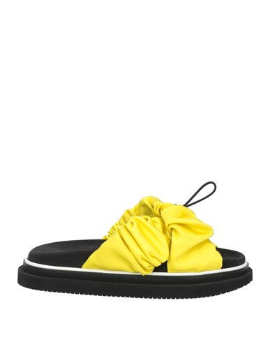 Hogan Woman Sandals Yellow Size 6.5 Textile fibers | YOOX (US)