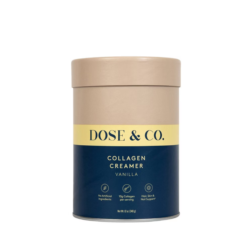 DOSE&CO Collagen Creamer - Vanilla - 12oz | Target