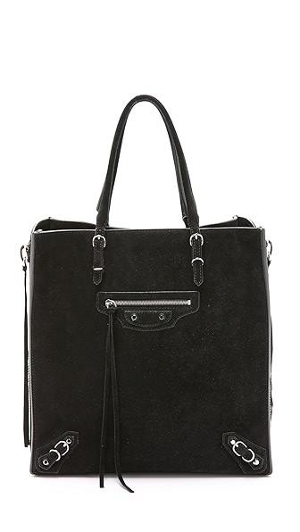 Balenciaga Suede Papier A5 Bag (Previously Owned) | Shopbop