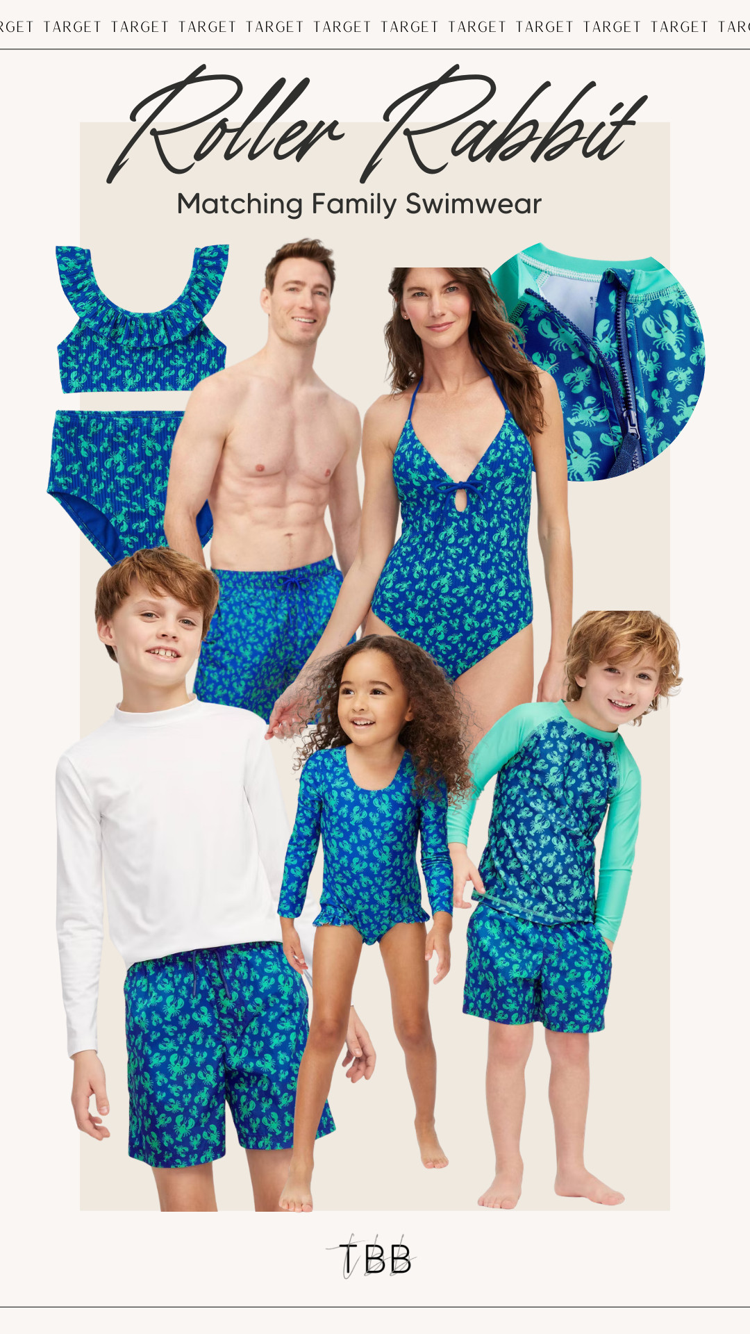 The Roller Rabbit x Target collab is officially out! 💙 These family-matching swim pieces are perfect for your upcoming vacation. Cute and budget friendly — run before they sell out! 

 

#LTKmomlife #LTKTravel #LTKKids