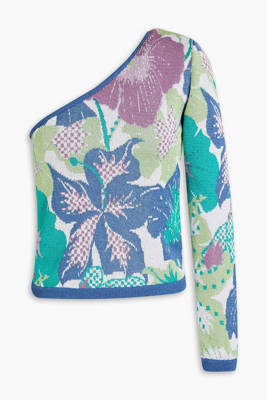 Alegria one-shoulder jacquard-knit top | The Outnet (UK and Europe)