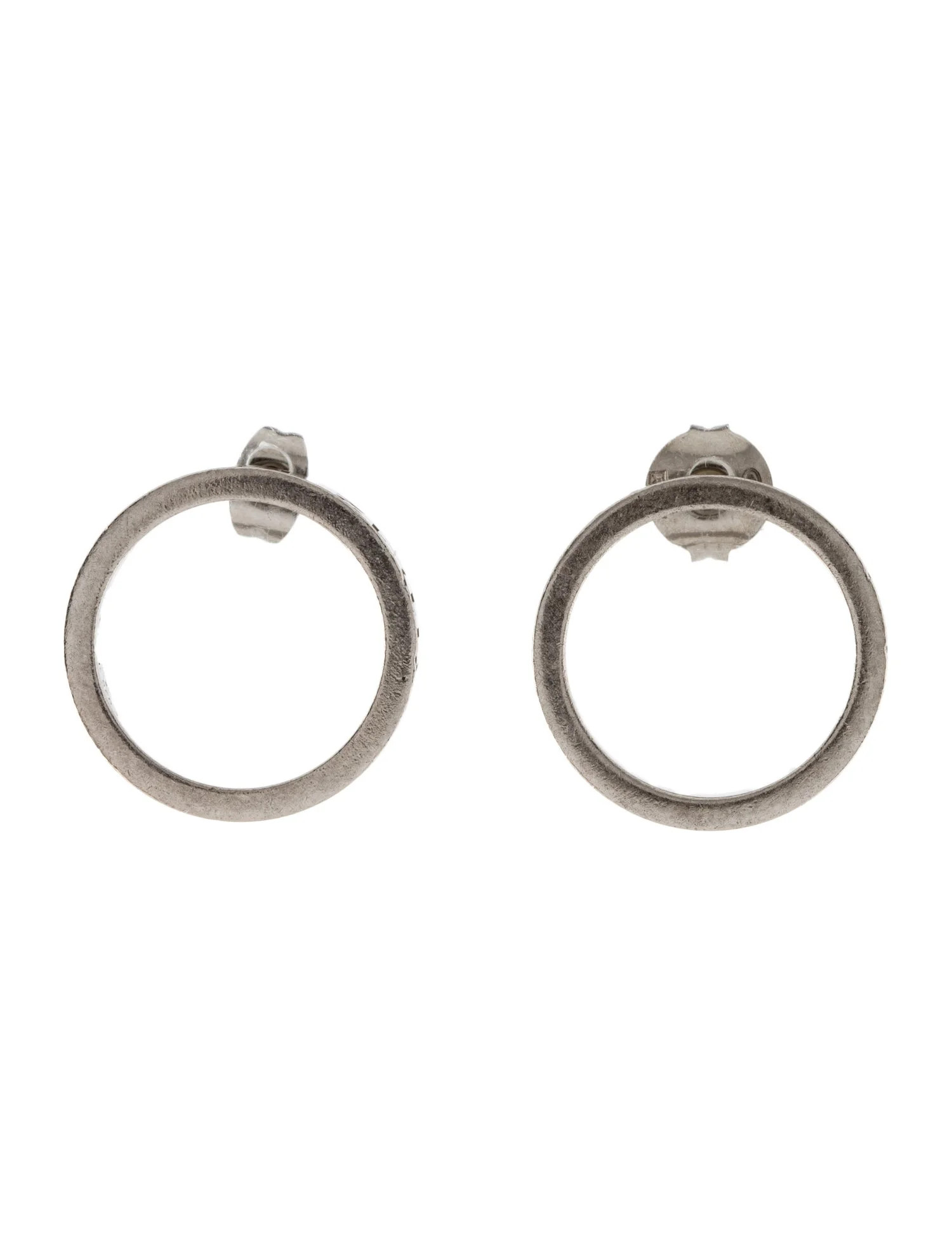 Engraved Hoop Earrings | The RealReal