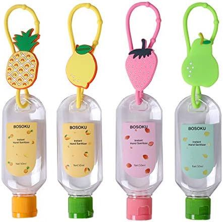 Travel Bottles with Keyring Empty Holders 50ml Refillable Containers Perfect for Kids to School (... | Amazon (CA)