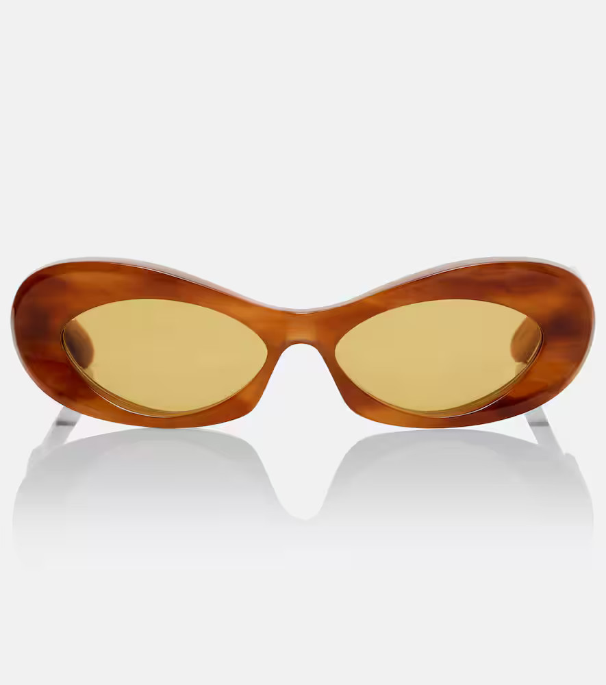 Valentino VLogo oval sunglasses | Mytheresa (UK)