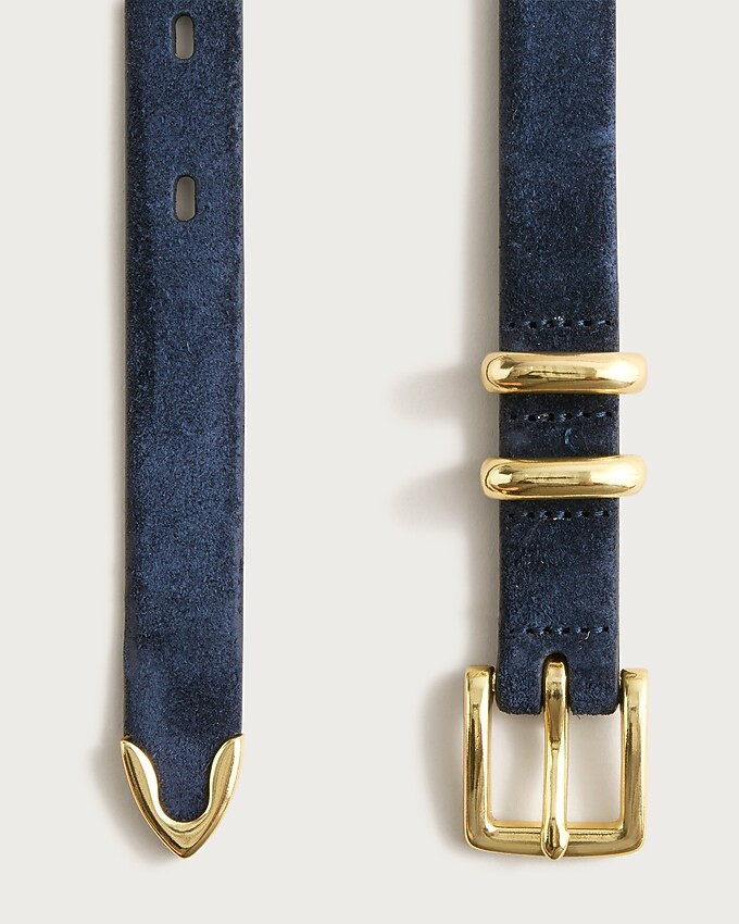 Thin suede belt | J. Crew US
