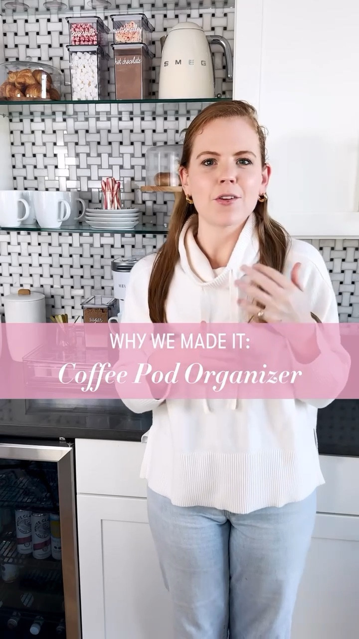 Why we made it: coffee pod organizer 

#LTKSeasonal #LTKhome