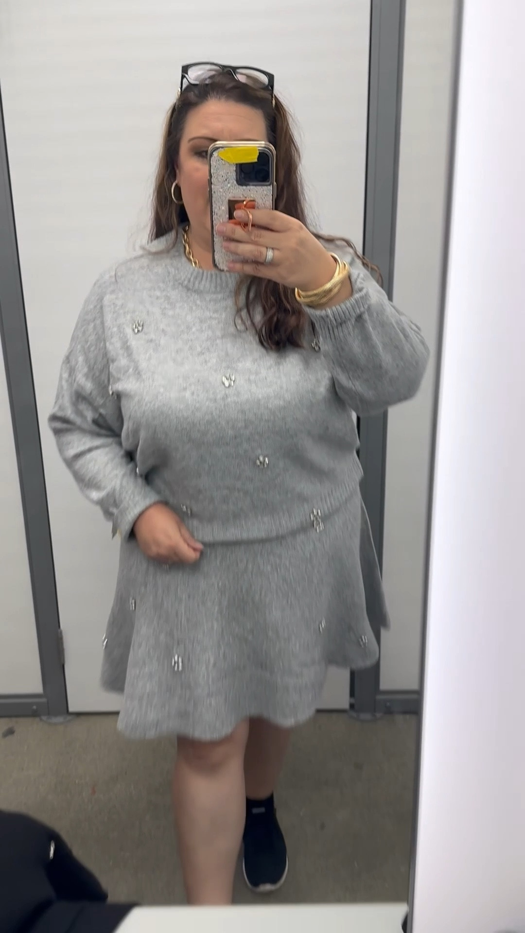 Sparkle alert! This knit sweater set is cute, it flatters all body types. Made of a very comfortable lightweight knit & embellished with beautiful chunky rhinestones.

For reference I am a size 18 and am wearing a XXL. This set also comes in black and a soft pink without the rhinestones too online.

Comment "Spark" for the  🔗 or  ✅ my LTK for shopping details.


#curvystyle #curvyfashion #plussizeholidayoutfits #plussizeholidaylooks #chirstmasoutfitideas #nyeoutfit #sweaterset #chirstmasootd #nyeootd
#holidayoutfitideas #winteroutfitideas #christmasoutfit #holidayfashioninspo #plussizechurchoutfit #walmartfashion #walmartfind #size18 #size16 #size20 #ltkseasonal #ltkootd

#LTKPlusSize #LTKMidsize #LTKHoliday