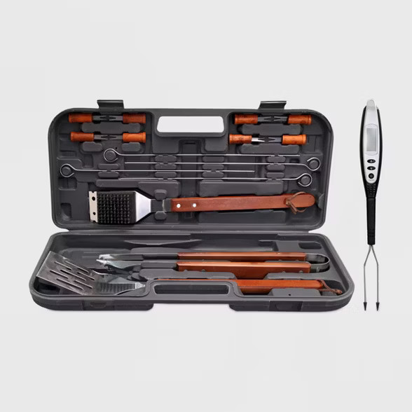 17pc BBQ Tool Set Stainless Steel - Room Essentials™ | Target