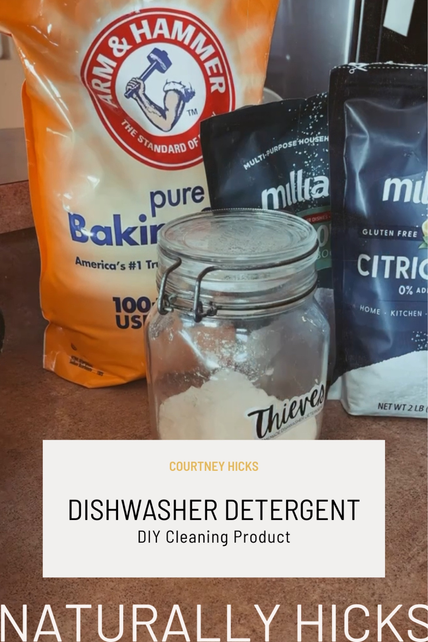 DIY homemade dishwasher detergent 

#LTKhome