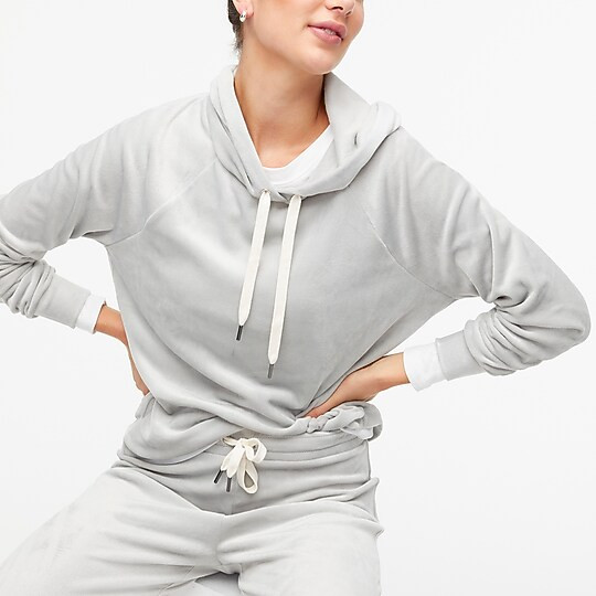 Velour hoodie | J.Crew Factory