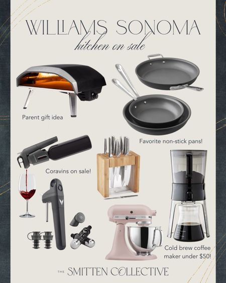 Kitchen essentials and gift ideas on sale at Williams Sonoma!

pizza oven, non-stick pans, Coravin wine system, knife set, coffee maker, Kitchenaid stand mixer, parent gift ideas

#LTKunder50 #LTKhome #LTKsalealert