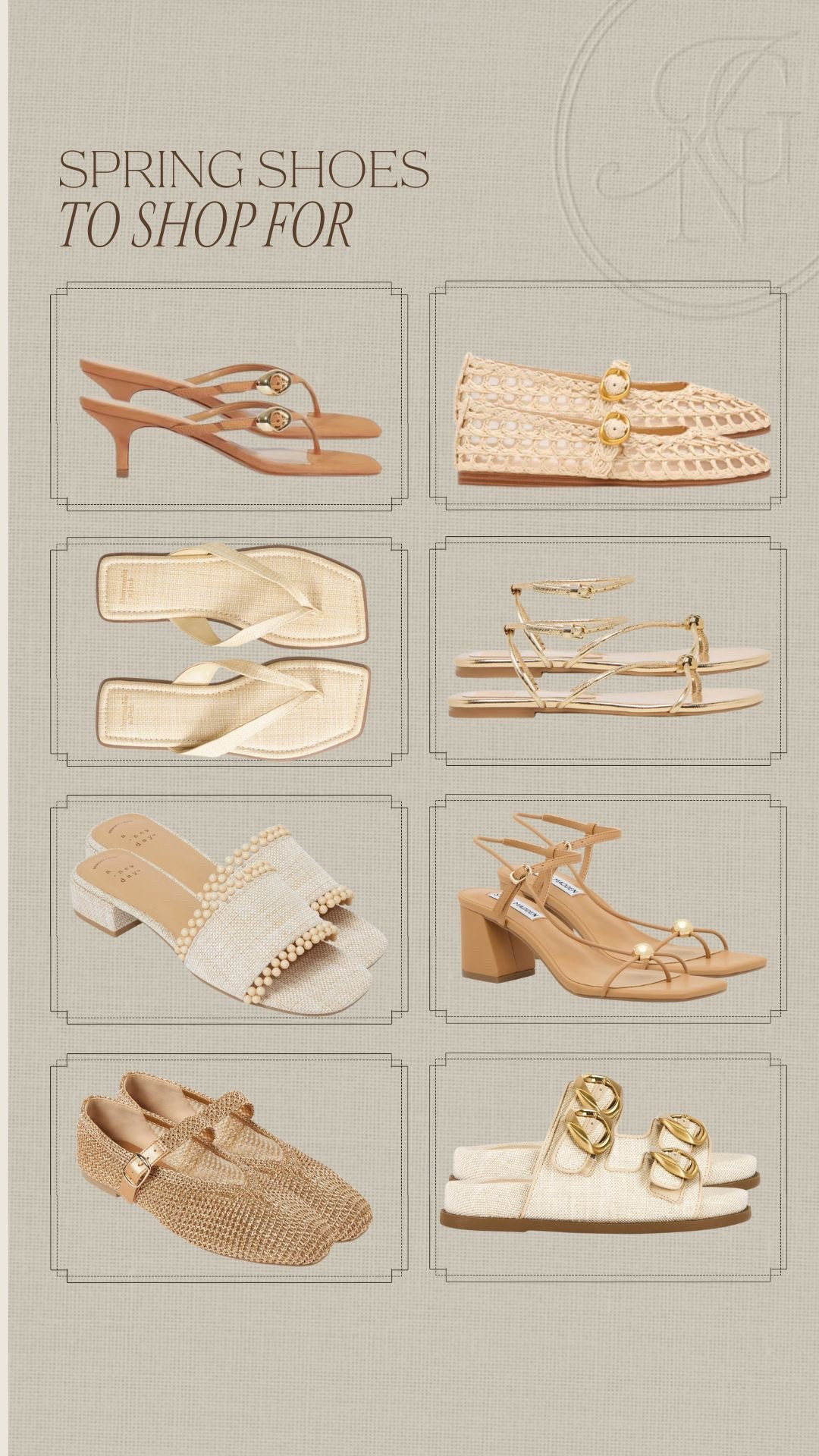 all the spring shoe styles i’m loving right now✨woven flats, ballet vibes, statement sandals, and easy everyday heels that go with everything 🤍
#ltkshoecrush #springshoes #springstyle #neutralstyle #capsulewardrobe #everydayfashion #ltkfinds

#LTKootd #LTKSeasonal #LTKTravel