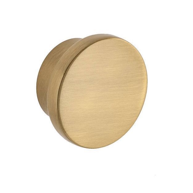 Sumner Street Home Hardware 10pk Large Ethan Disc Knob in Satin Brass | Target