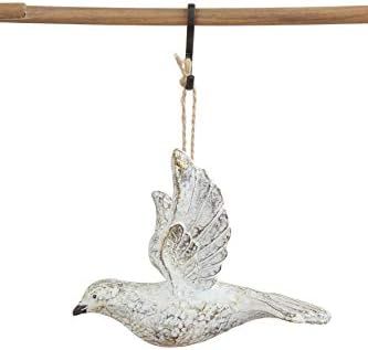 Creative Co-Op Resin Dove Ornament, Distressed White Finish | Amazon (US)