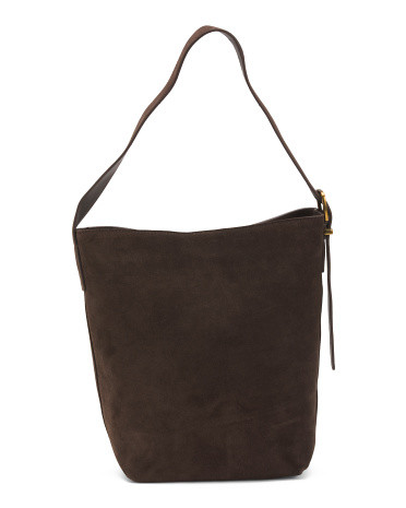 Suede Kaye Large Bucket Bag | TJ Maxx