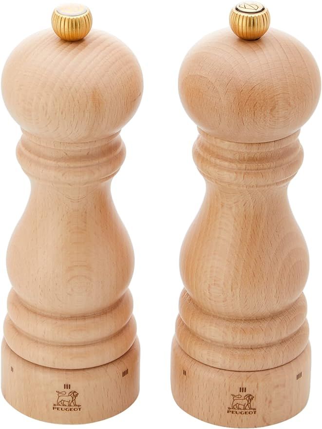 Peugeot Paris U'Select Salt and Pepper Mill Set, 7.09in, Natural | Amazon (US)