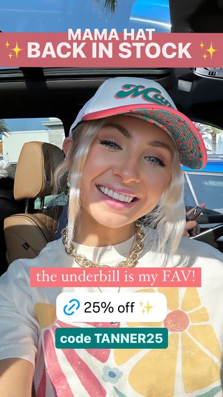 Code TANNER25 for 25% off your fav hat!! 