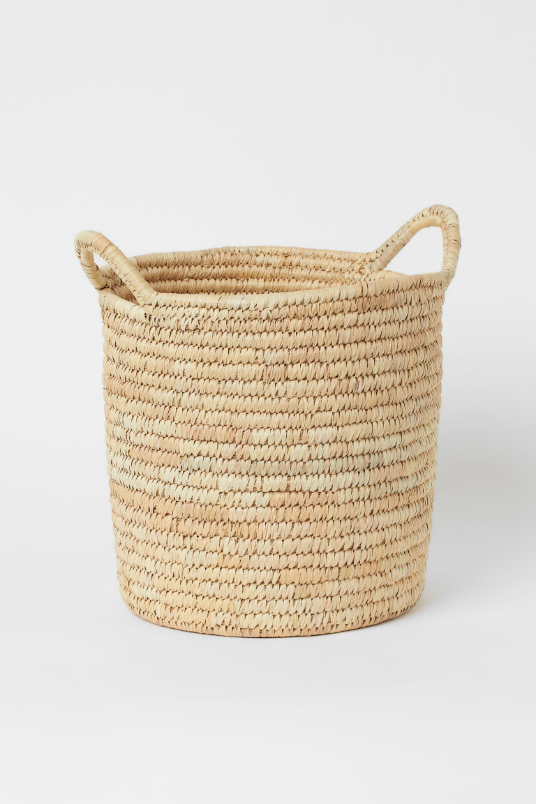 H & M - Round Seagrass Storage Basket - Beige | H&M (US + CA)