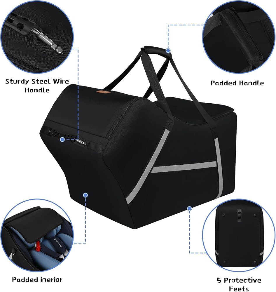 Infant Car Seat Travel Bag for Airplane Compatible with All Nuna Pipa Car Seat and Base,Chicco Ke... | Amazon (US)