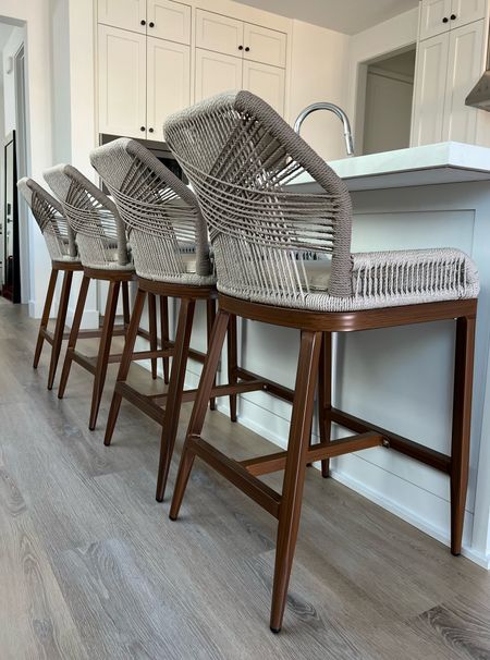 Kitchen stools perfect for kids (darker, washable, with back, stable and slightly more affordable)

#LTKfamily #LTKhome
