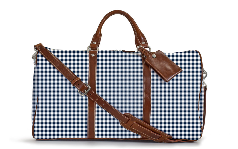 Belmont Cabin Bag - Monogram Stripe - 260.00 | Barrington Gifts