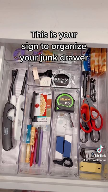 Home organization / home organizers / junk drawer organizing / home edit / container store / drawer organization / nesting 

#LTKhome #LTKunder100 #LTKFind