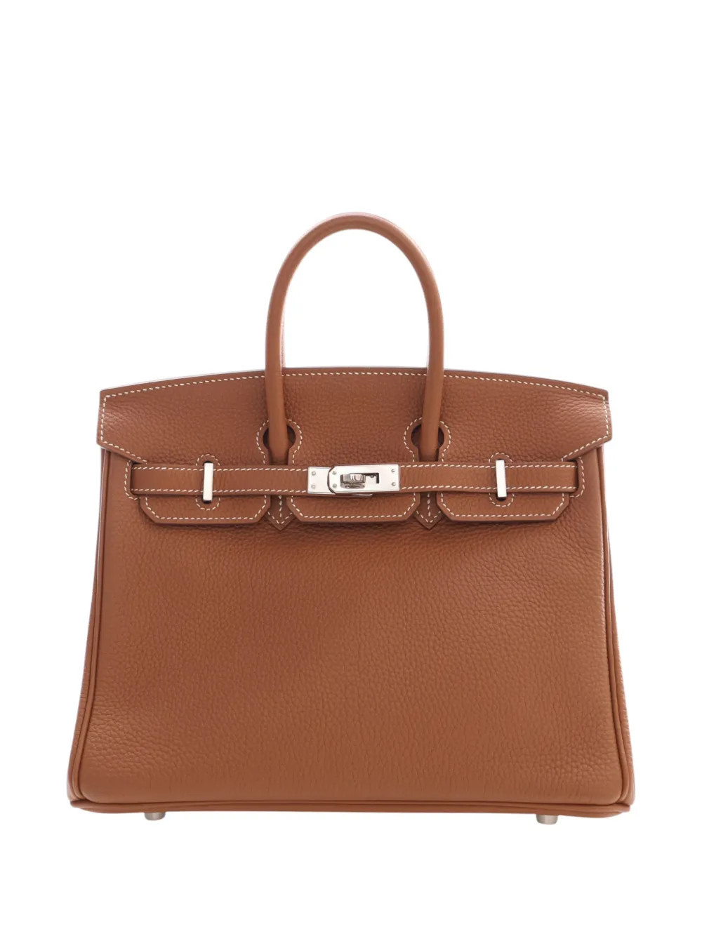 Hermès Pre-Owned 2017 Togo Birkin Retourne 25 handbag - Brown | Farfetch Global
