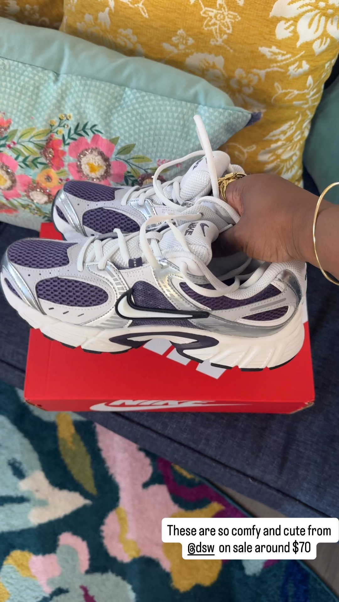 I love this sneaker 👟 on sale @DSW! Very comfy!  Great for running errands!

#LTKootd #LTKOver40 #LTKActive