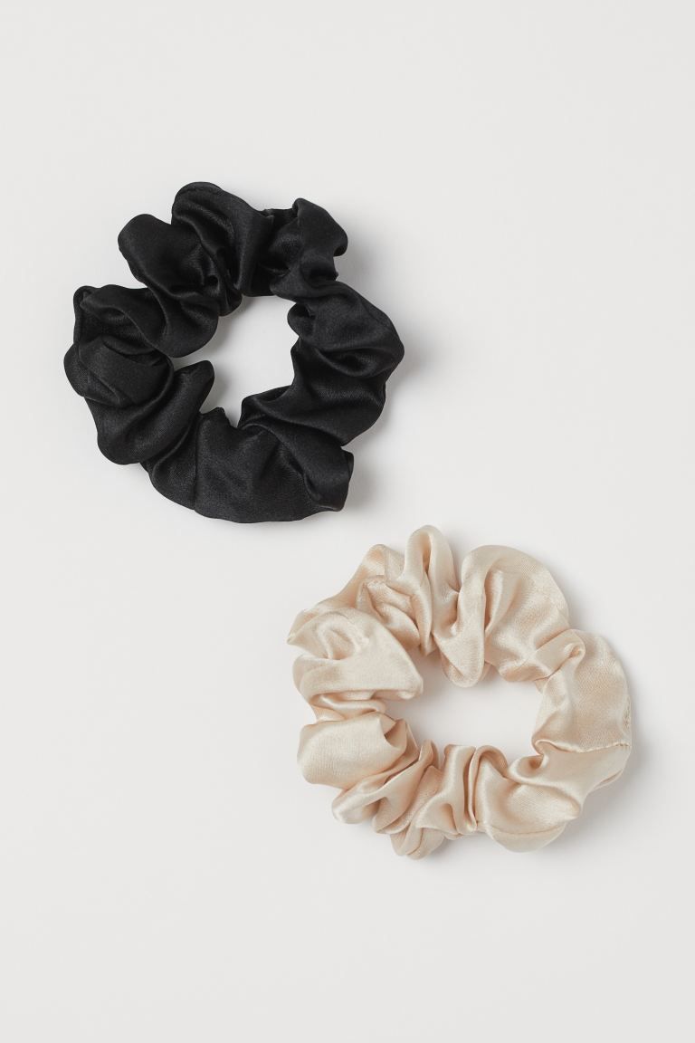 2-pack Silk Scrunchies | H&M (US + CA)