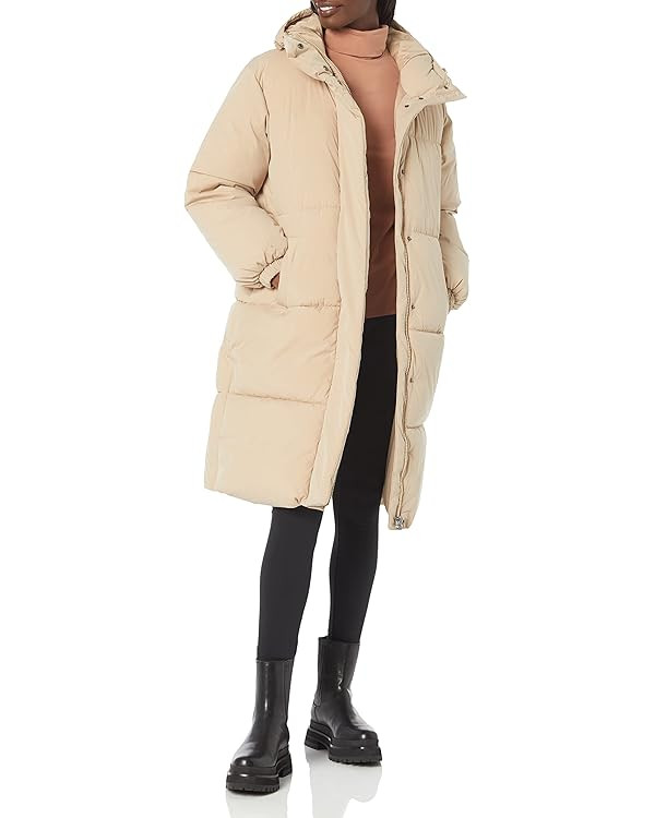 Amazon Essentials Women's Oversized Long Puffer Jacket (Available in Plus Size) | Amazon (US)