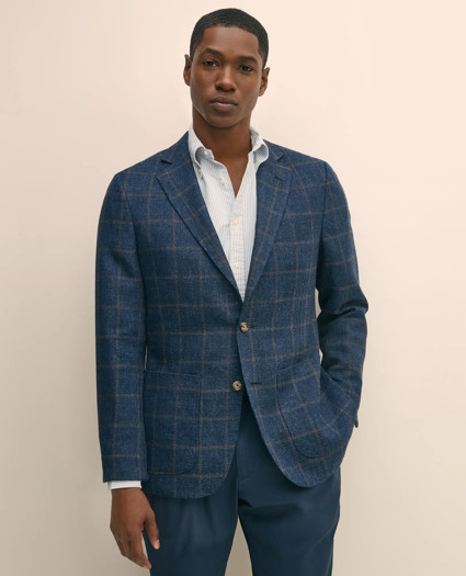 Classic Fit Wool-Linen Hopsack Sport Coat | Brooks Brothers