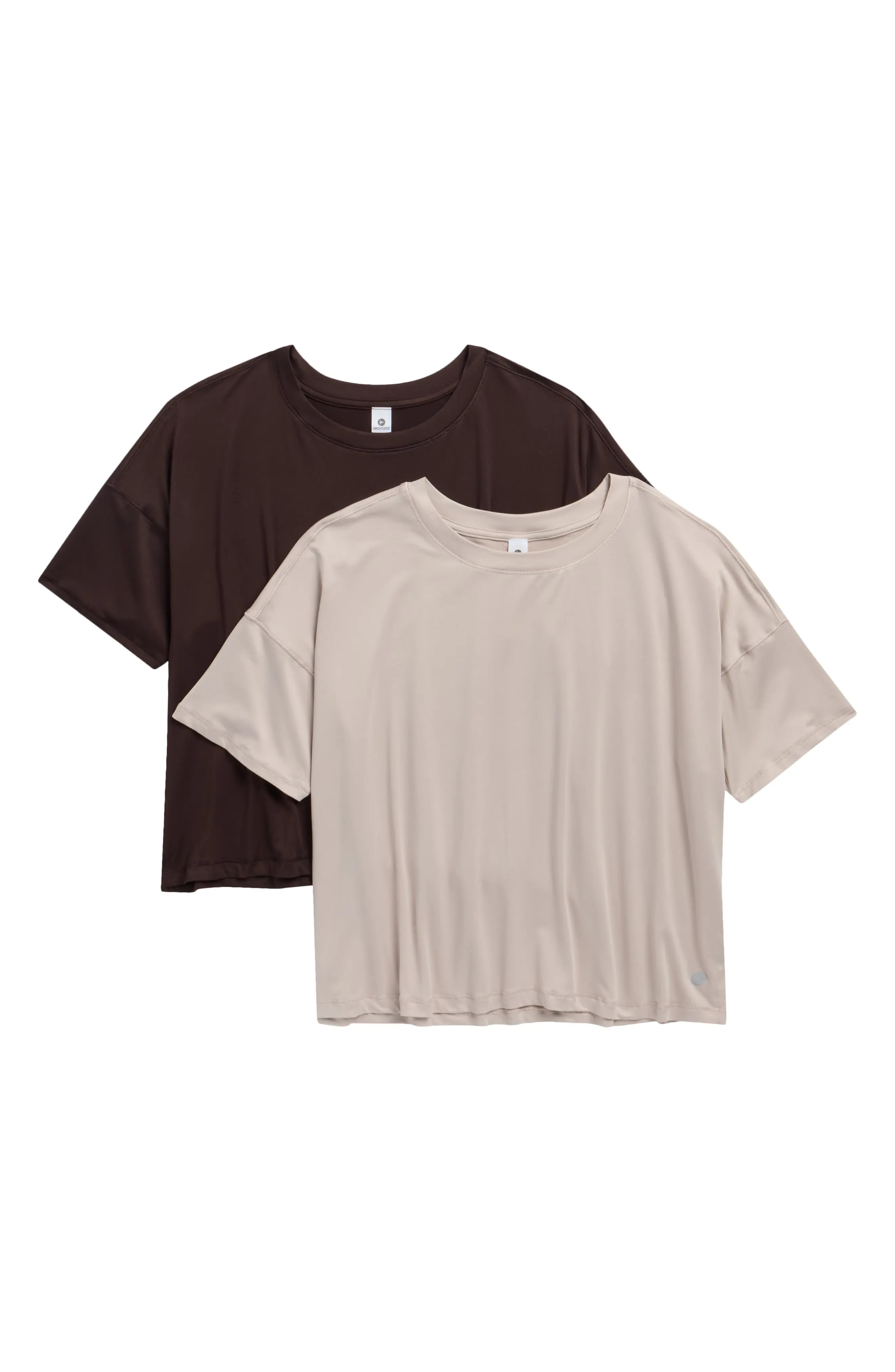 Super Soft Deluxe 2-Pack Boxy Cropped T-Shirts (Women) | Nordstromrack | Nordstrom Rack