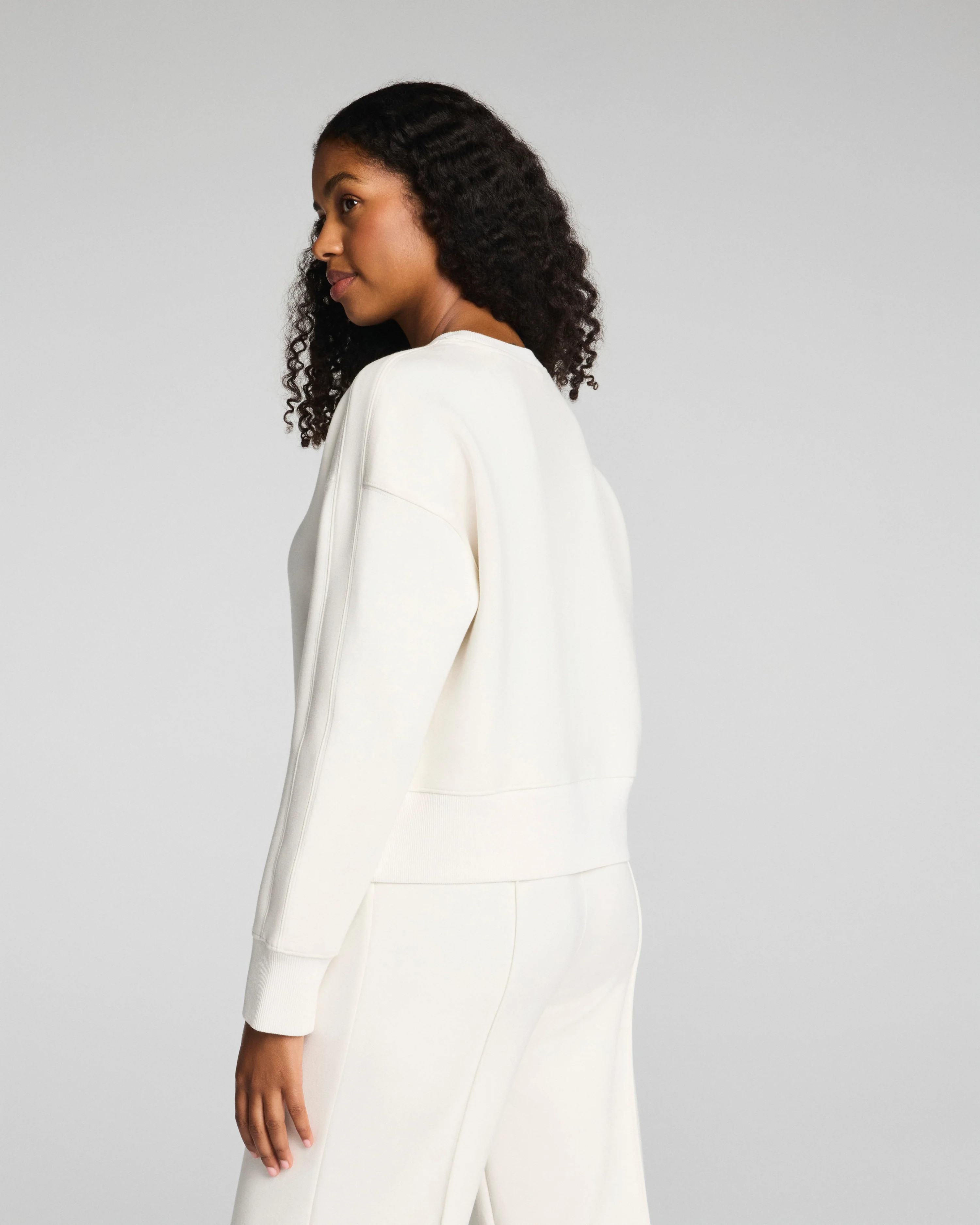 AirEssentials Luxe Crewneck Long Sleeve Top | SPANX | Spanx