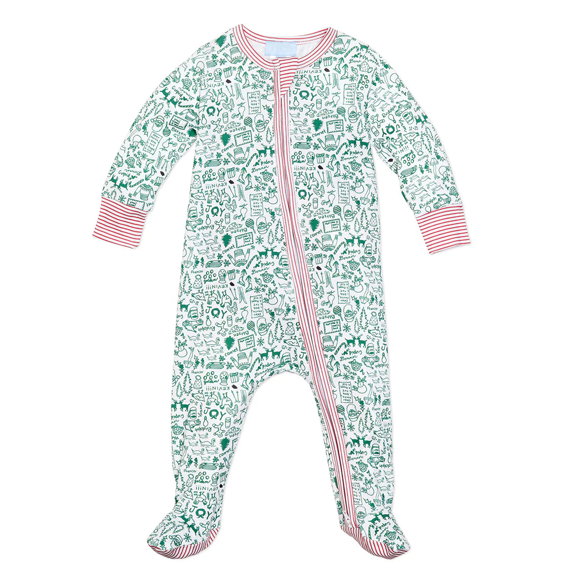 North Pole Zip Baby Onesie | Joy Street Kids LLC