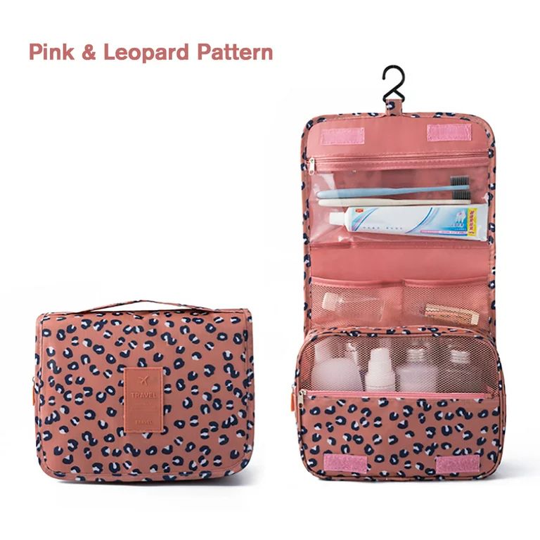 Portable Travel Toiletry Bag Travel Home Organizer Carry Cosmetic Makeup Bag, Wash Organizer Stor... | Walmart (US)