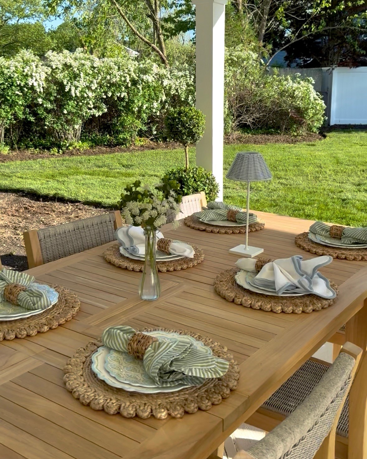 Outdoor table setting 🌞

#LTKHome