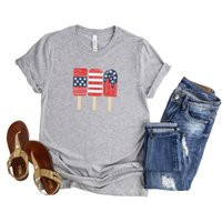 Womens 4Th Of July Shirt With Red White & Blue Popsicles Printed On A Gray Tshirt, Unisex Patriotic  | Etsy (US)